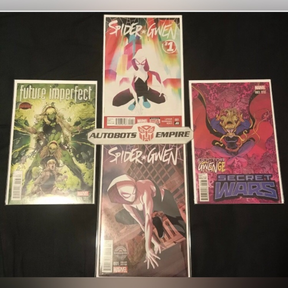 Marvel Spidergwen Secret Wars 3 Perfect Gamestop 1 Comic NM Venom Gwenom lee dc